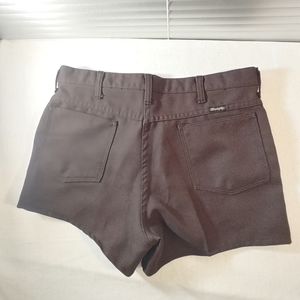 Wrangler 70's Sewn Hem But Shorts Brown 36